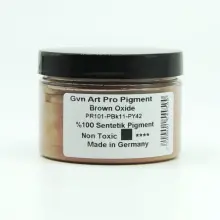 Gvn Art Pro Art Toz Pigment 150 ml Brown Oxide - Gvn Art (1)