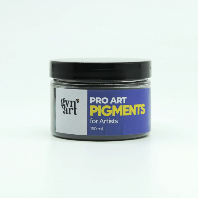 Gvn Art Pro Art Toz Pigment 150ml Ivory Black - Gvn Art