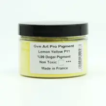 Gvn Art Pro Art Toz Pigment 150 ml Lemon Yellow - Gvn Art (1)