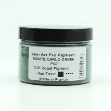 Gvn Art Pro Art Toz Pigment 150ml Monte Carlo Green - Gvn Art (1)