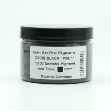 Gvn Art Pro Art Toz Pigment 150 ml Oxide Black - Gvn Art (1)