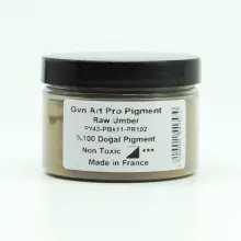 Gvn Art Pro Art Toz Pigment 150 ml Raw Umber - Gvn Art (1)