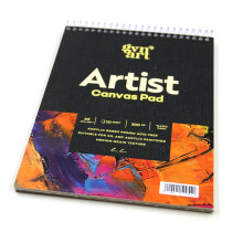 Gvn Art Profesyonel Artist Canvas Pad Tuval Defter 30 g A5 10 Yaprak - GVN ART (1)