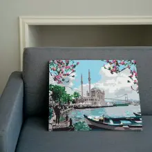 Gvn Art Sayılarla Boyama Tuval 40x50 cm Ortaköy Cami - Gvn Art (1)