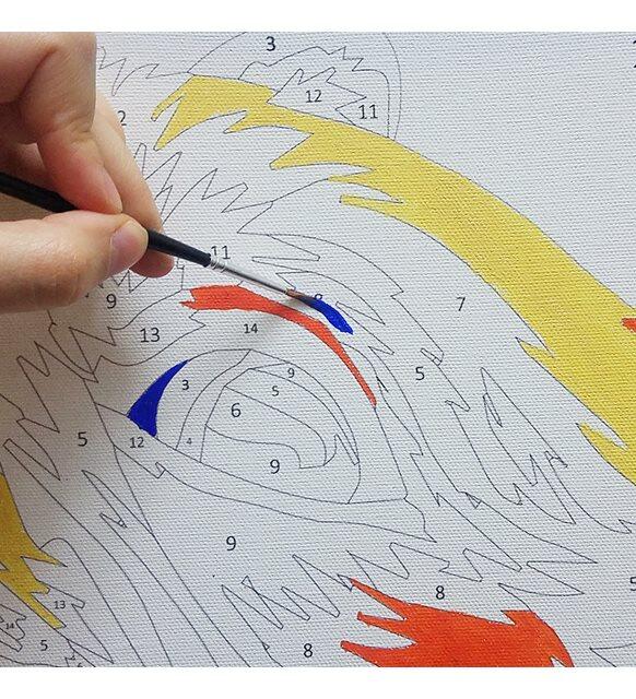 Gvn Art Sayılarla Boyama Tuval 40x50 cm African Girl - 2