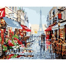 Gvn Art Sayılarla Boyama Tuval 40x50 cm Paris - Gvn Art