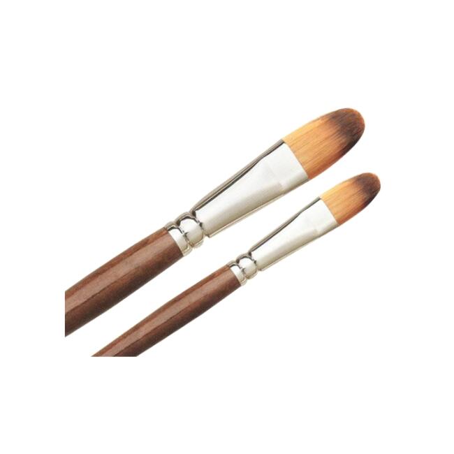 Gvn Art Seri 1001FR Sentetik Kıl Kedi Dili Fırça No:18 - 1