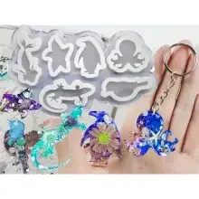 Gvn Art Silikon Kalıp 6'lı Hayvan Figürü EPK.589 - 1