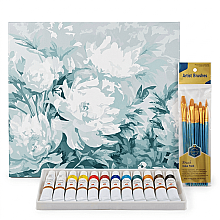 Gvn Art Yağlı Boya Desenli Tuval 30x40cm Peonies ST23 - Gvn Art