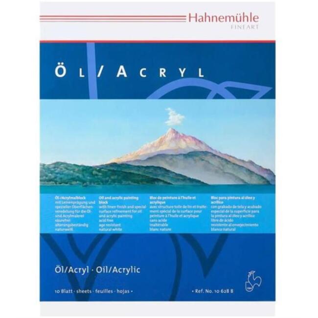 Hahnemühle Akrilik Yağlı Boya Blok 240 g 42x56 cm 10 Yaprak - 1