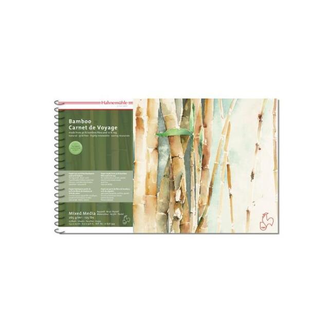 Hahnemühle Bamboo Çok Amaçlı Sanatsal Blok 265 g 15,3x25 cm 15 Yaprak - 1