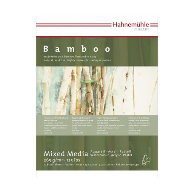 Hahnemühle Bamboo Çok Amaçlı Sanatsal Blok 265 g 24x32 cm 10 Yaprak - 1