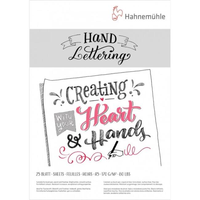 Hahnemühle El Yazısı Defteri 170 g A5 25 Yaprak - 1