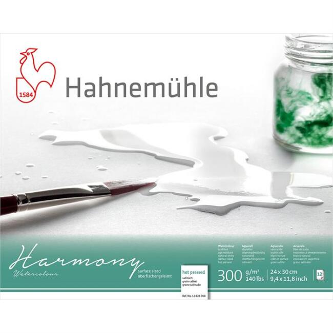 Hahnemühle Harmony Hot Pressed 300 g 24x30 cm N:10628764 - 1