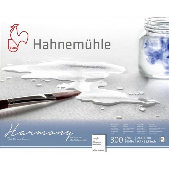 Hahnemühle Harmony Sulu Boya Blok Rough 300 g 24x30 cm 12 Yaprak - 1