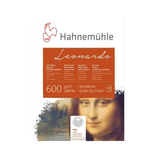 Hahnemühle Leonardo Sulu Boya Blok Rough 600 g 30x40 cm 10 Yaprak - 1