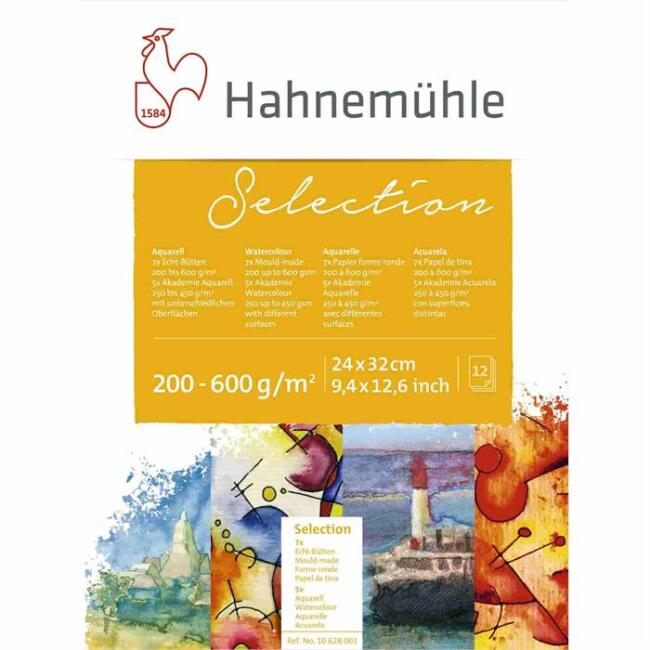 Hahnemühle Selection Sulu Boya Blok 200-600 g 24x32 cm 23 Yaprak - 1