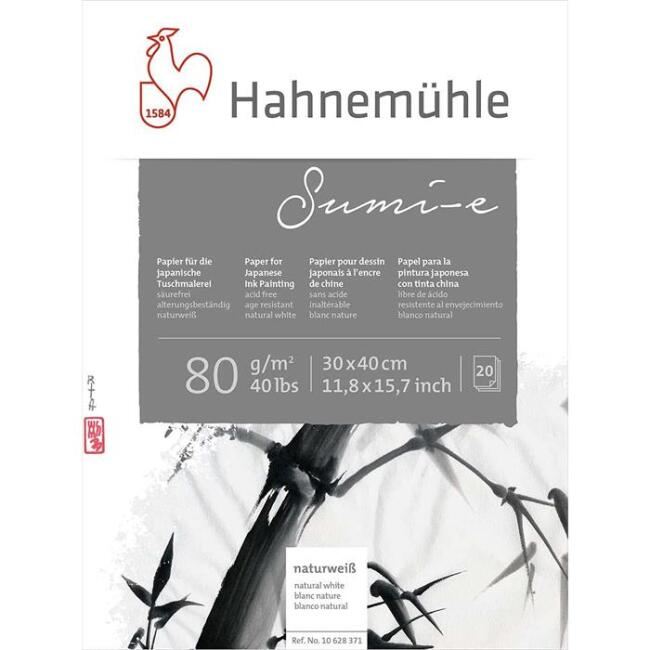 Hahnemühle Sumi-e Mürekkep Defteri 80 g 30x40 cm 20 Yaprak - 7