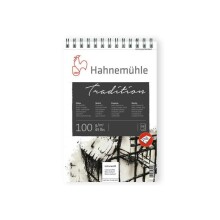 Hahnemühle Tradition Eskiz Defteri Spiralli 100 g 24x34 cm 50 Yaprak - Hahnemühle