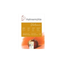 Hahnemühle Velour Pastel Blok 260 g 24x32 cm 10 Renkli 10 Yaprak - HAHNEMÜHLE