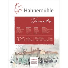 Hahnemühle Veneto Sulu Boya Blok Cold Press 325 g 30x40 cm 12 Yaprak - 3