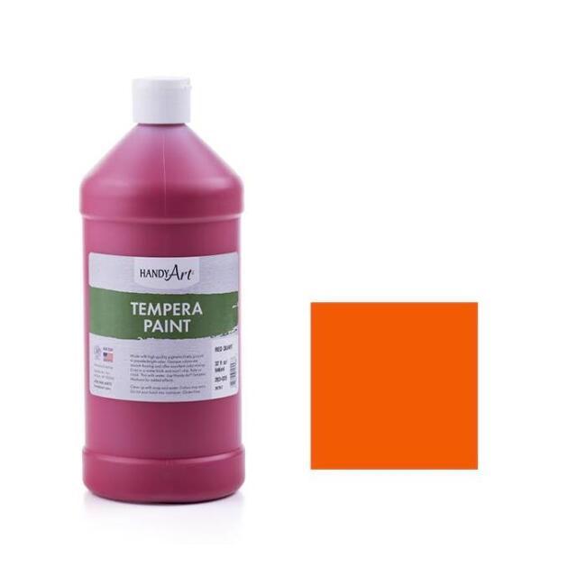 Handy Art Tempera Paint 946 ml Orange - 1