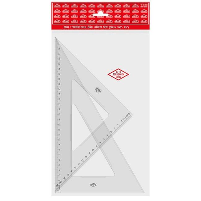 Hatas Gönye Seti 30Cm 45X60 N:0807 - 1