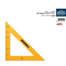 Hatas Sınıf Gönyesı 50Cm 45 N:01501 Plastik - HATAS