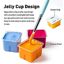 HIMI Jelly Cup Gouache Set - 18 Renk 30 gr (Green Case Edition) H-TBT34 - 5
