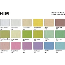 HIMI Jelly Cup Gouache Set - 18 Renk 30 gr (Purple Case - Pastel Edition) H-TST123 - 3