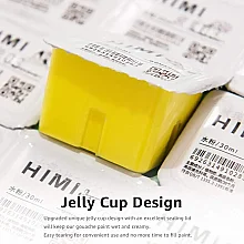 HIMI Jelly Cup Gouache Set - 24 Renk 30 gr 3 Fırça (Pink Case Edition) H-TST100 - 4