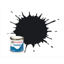 Humbrol Enamel Maket Boyası 14 ml Black Gloss N:21 - Humbrol (1)