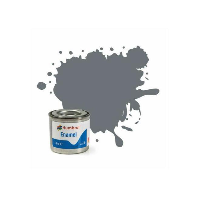 Humbrol Enamel Maket Boyası 14 ml Dark Camouflage Grey Satin N:156 - 1