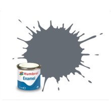 Humbrol Enamel Maket Boyası 14 ml Dark Sea Grey Satin N:123 - HUMBROL