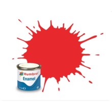 Humbrol Enamel Maket Boyası 14 ml Fluorescent Fire Orange Gloss N:209 - HUMBROL