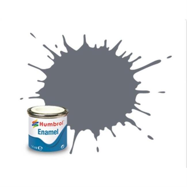 Humbrol Enamel Maket Boyası 14 ml Medium Grey Matt N:145 - 1