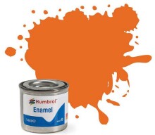 Humbrol Enamel Maket Boyası 14 ml Orange Matt N:46 - HUMBROL