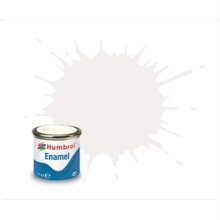 Humbrol Enamel Maket Boyası 14 ml White Satin N:130 - HUMBROL
