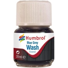 Humbrol Maket Eskitme Boyası Wash Enamel 28 ml Blue Grey Wash (Mavi Gri Efekti) - HUMBROL