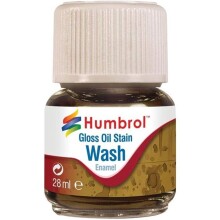 Humbrol Maket Eskitme Boyası Wash Enamel 28 ml Oıl Stain (Parlak Yağ Efektİ) N:209 - HUMBROL