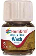 Humbrol Maket Eskitme Boyası Wash Enamel 28 ml Oıl Stain (Parlak Yağ Efektİ) N:209 - HUMBROL (1)