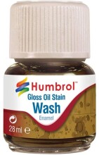 Humbrol Maket Eskitme Boyası Wash Enamel 28 ml Oıl Stain (Parlak Yağ Efektİ) N:209 - Humbrol (1)