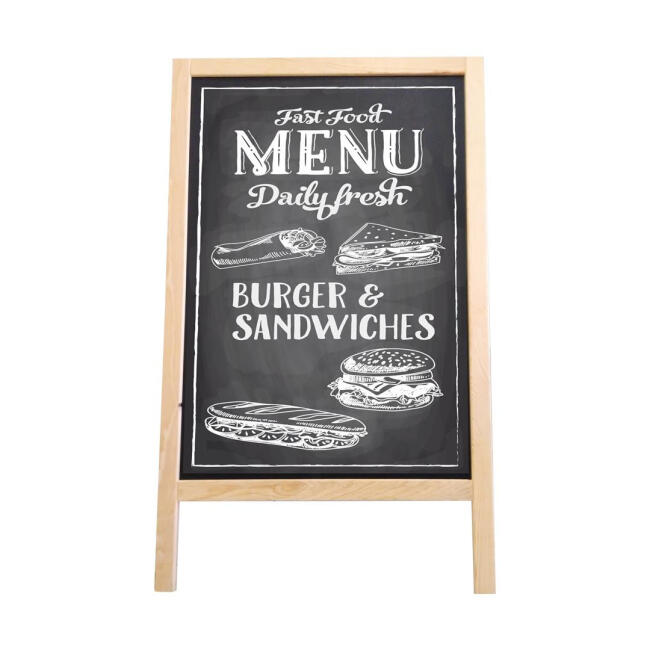 İnterpano Ahşap Menü Tahtası 60x90 cm INT-411 - 1