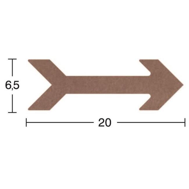 İstanbul Hobi Ahşap 18 mm Ok 20 cm - 1