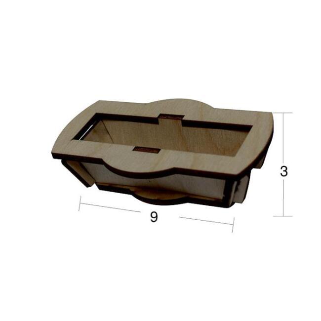 İstanbul Hobi Ahşap Minyatür Küvet - 1