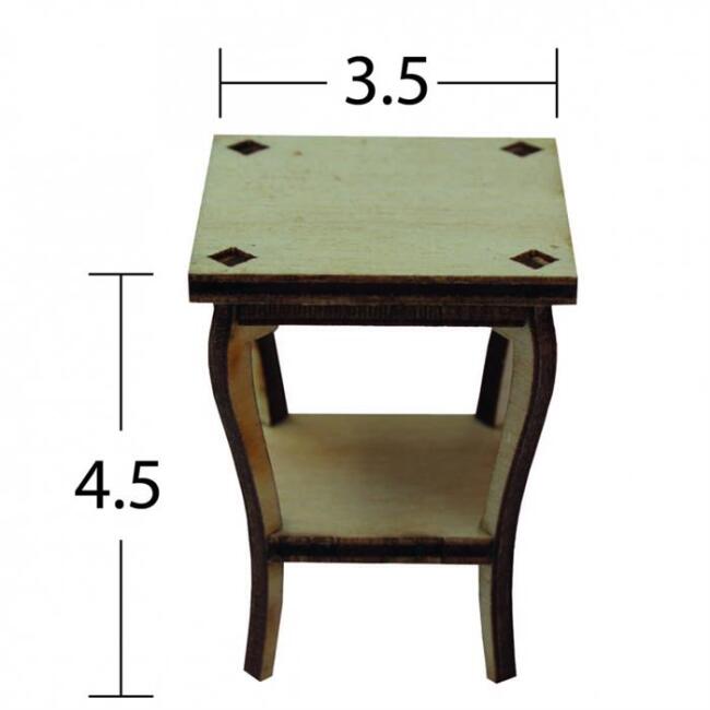 İstanbul Hobi Ahşap Minyatür Sandalye - 1