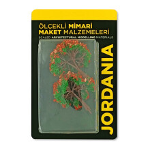 Jordania Maket 1:100 Ölçek Narçiçeği Ağaç 8 cm 2 Adet Je03P-W8070B - JORDANIA