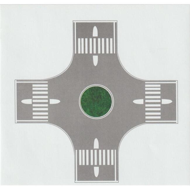 Jordania Maket 1:200 Ölçek Yapışkanlı Kavşak 4 Adet Gri N:Ky200-G - 1