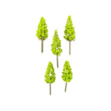 Jordania Maket 1:200 Ölçek Yeşil Ağaç 5’li 4,8 cm N:124-048 - 1