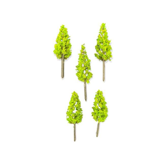 Jordania Maket 1:200 Ölçek Yeşil Ağaç 5’li 4.8 cm N:124-048 - 1